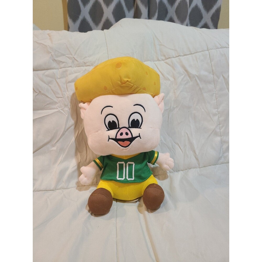 2017 3rd Edition Piggly Wiggly Mr. Pig Plush Cheesehead